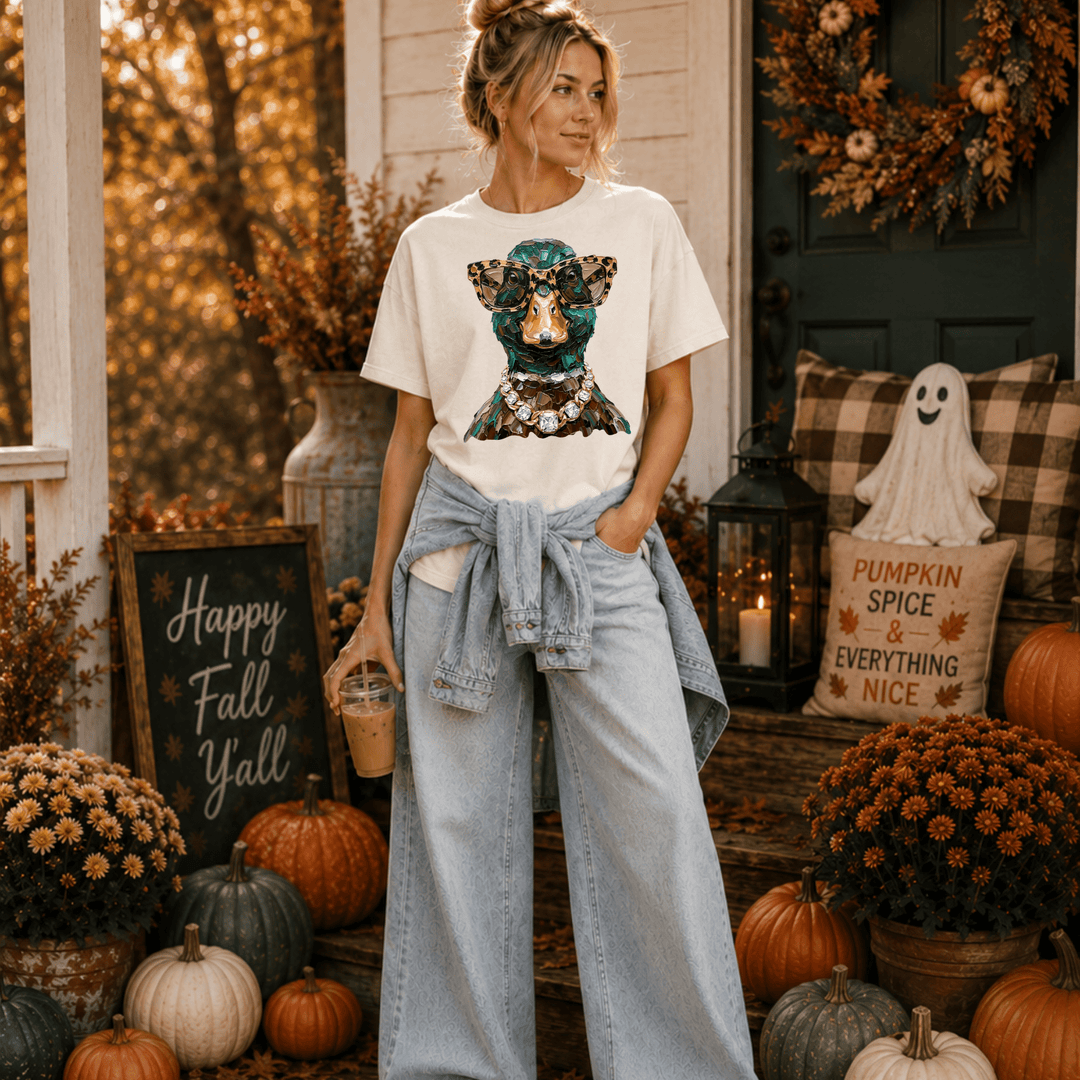 DEAL OF THE DAY - Fancy Mallard Ivory Tee - (FINAL SALE) - Tees - The Red Rival