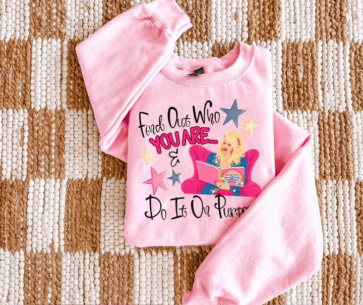 DEAL OF THE DAY - Find Out Who You Are LIGHT PINK Tee or Sweatshirt - FINAL SALE - Graphic Tee - The Red Rival