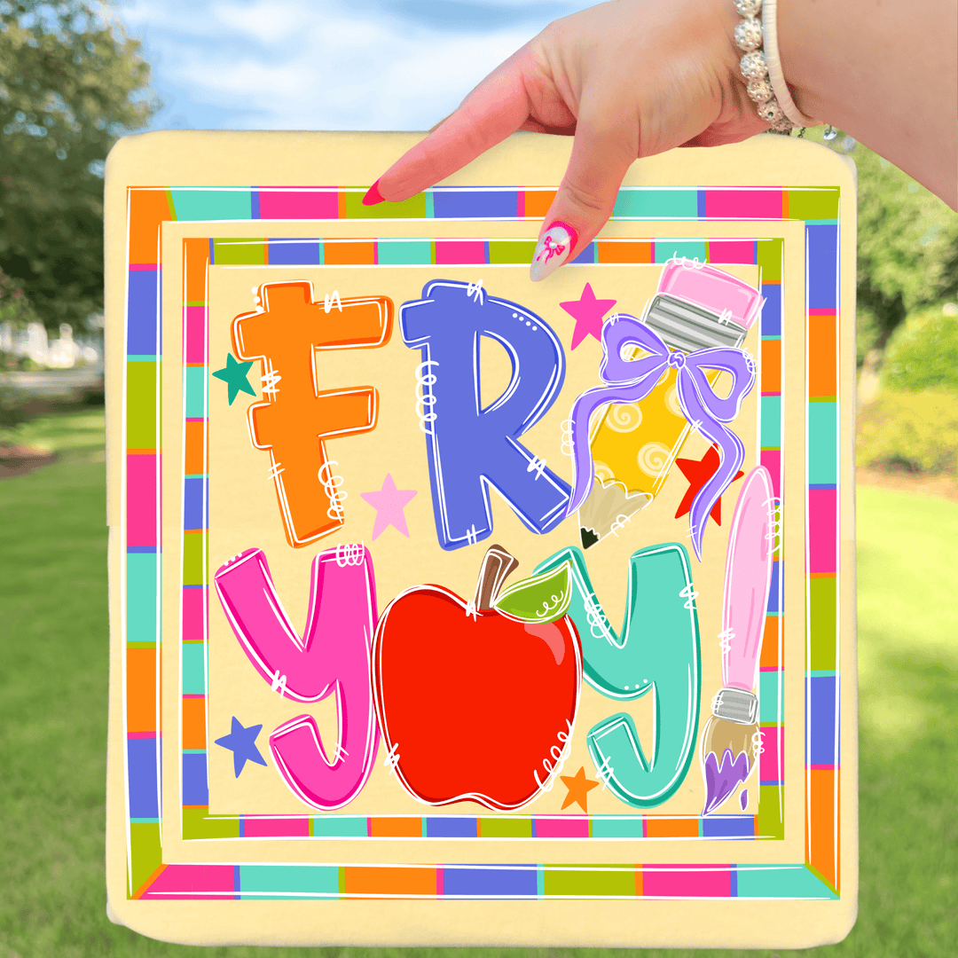 DEAL OF THE DAY - FRI YAY Colorful Frame Butter Tee (FINAL SALE) - Tees - The Red Rival