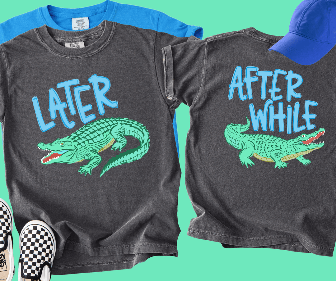 DEAL OF THE DAY - Front/Back Alligator Pepper Tee (FINAL SALE) - Tees - The Red Rival