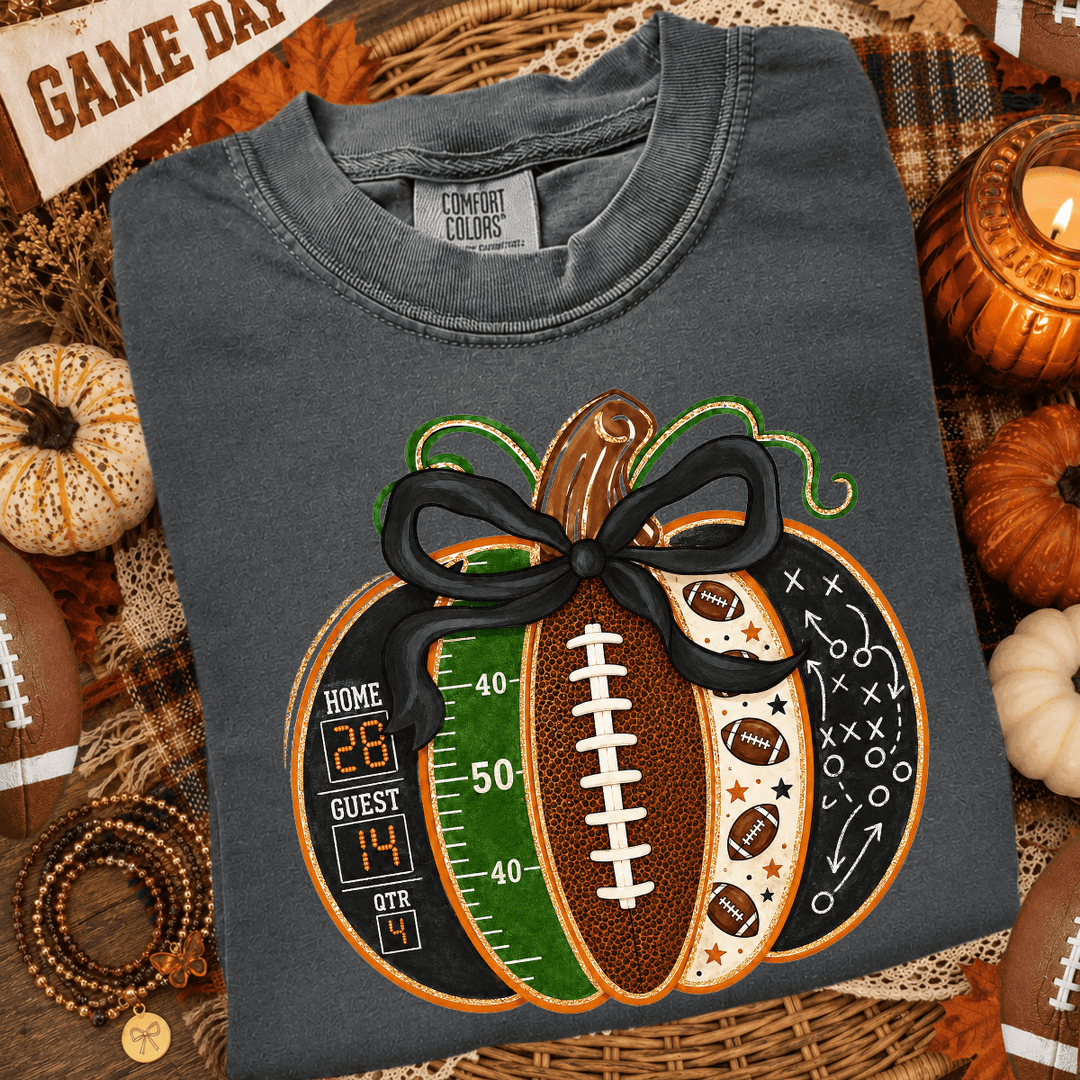 DEAL OF THE DAY - Game Day Football Pumpkin Pepper Tee (FINAL SALE) - Tees - The Red Rival