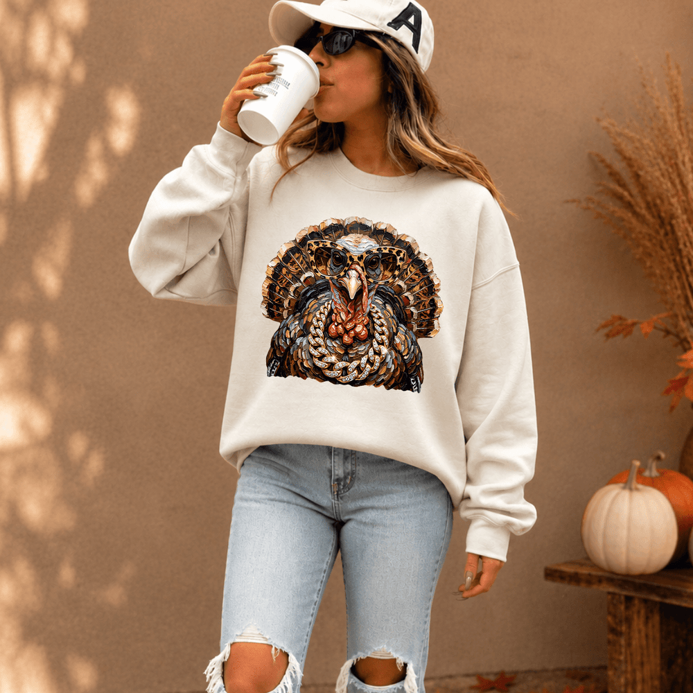 DEAL OF THE DAY - Glam Turkey Tan Tee or Sweatshirt - FINAL SALE - Graphic Tee - The Red Rival