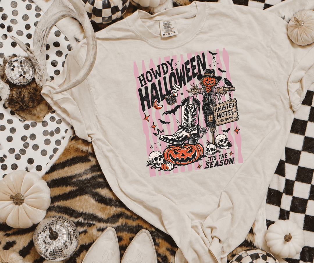 DEAL OF THE DAY - Howdy Halloween Ivory Tee - FINAL SALE - Graphic Tee - The Red Rival