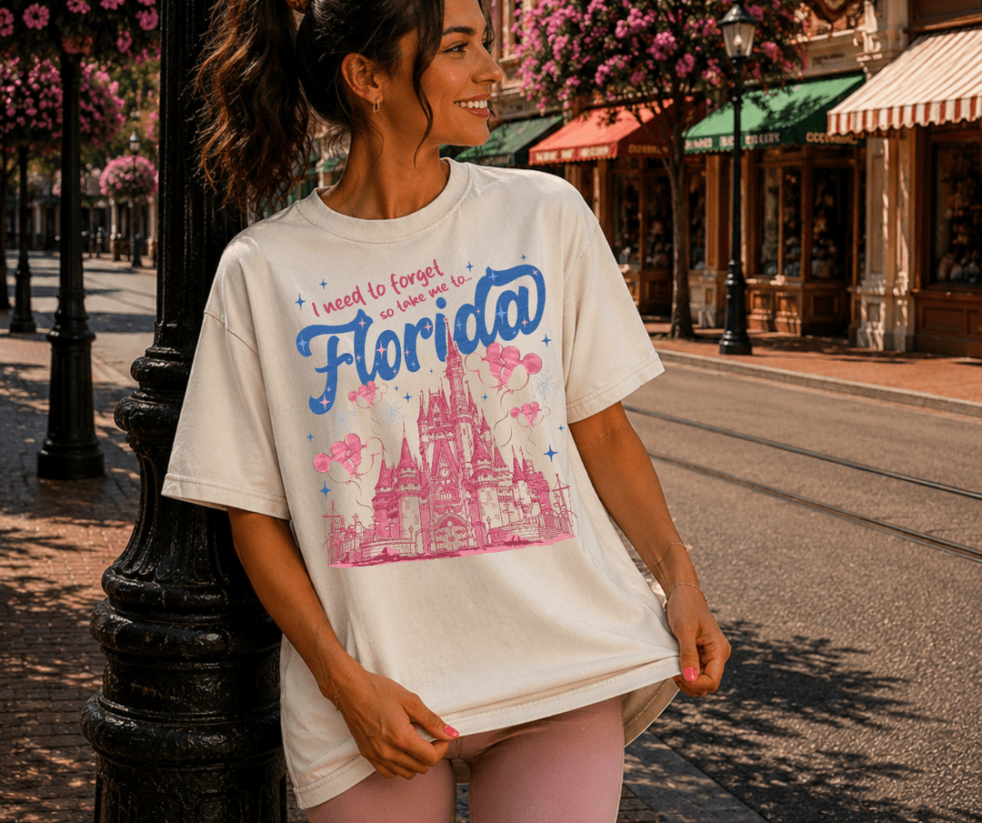 DEAL OF THE DAY - I Need to Forget so Take Me to Florida Natural Tee (FINAL SALE) - Tees - The Red Rival
