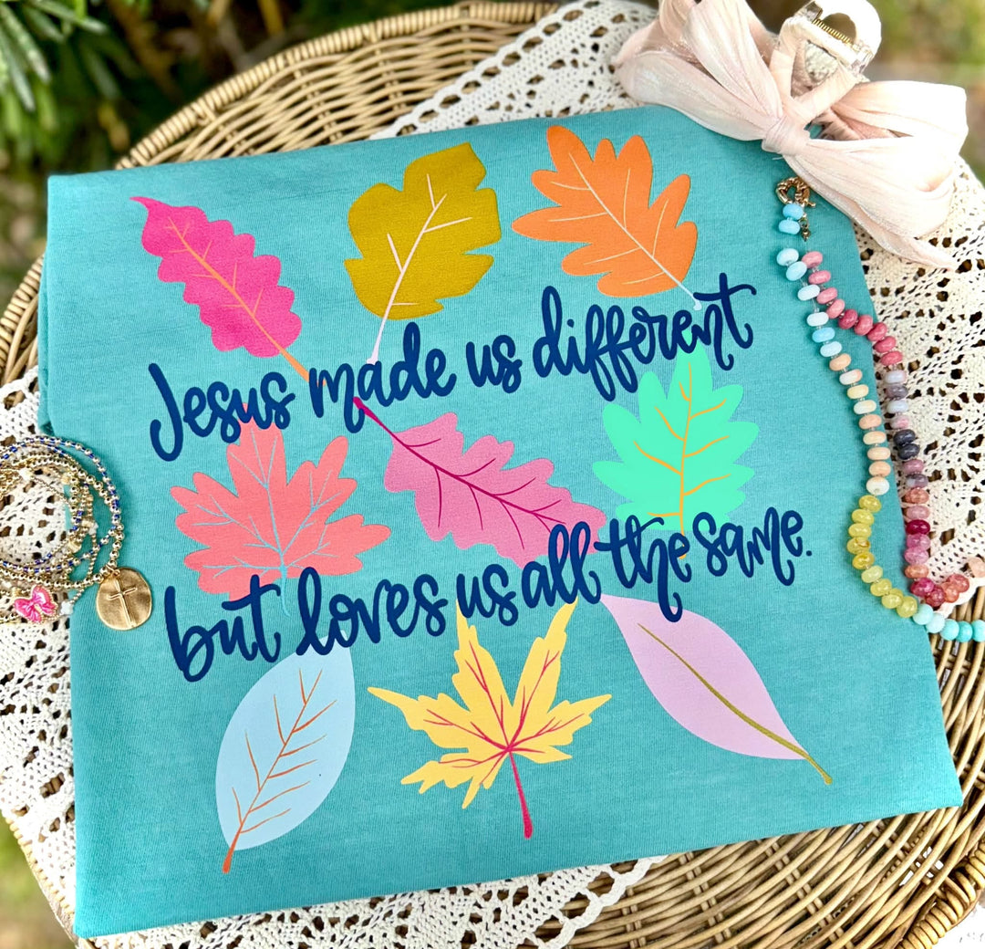 DEAL OF THE DAY - Jesus Made Us Different Blue Tee (FINAL SALE) - Tees - The Red Rival