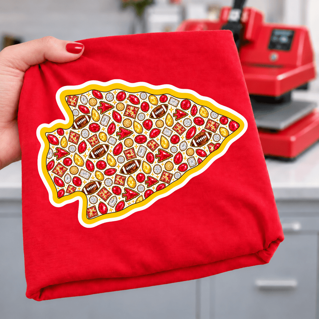 DEAL OF THE DAY - Jeweled Arrowhead Red Tee or Sweatshirt (FINAL SALE) - Tees - The Red Rival