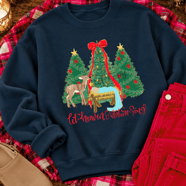 DEAL OF THE DAY - Let Heaven &amp; Nature Sing (Choose Your Tee or Sweatshirt Color) - FINAL SALE - Graphic Tee - The Red Rival
