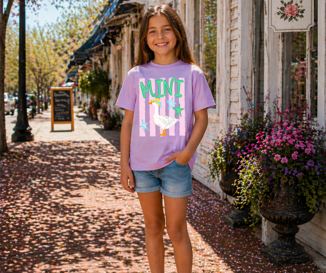 DEAL OF THE DAY - Mini Goose Orchid Tee (FINAL SALE) - Graphic Tee - The Red Rival