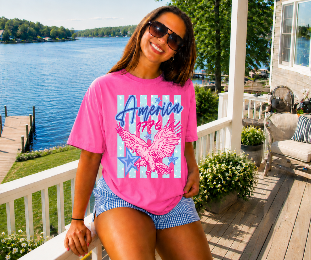DEAL OF THE DAY - Pink America 1776 Pink Tee (FINAL SALE) - Tees - The Red Rival