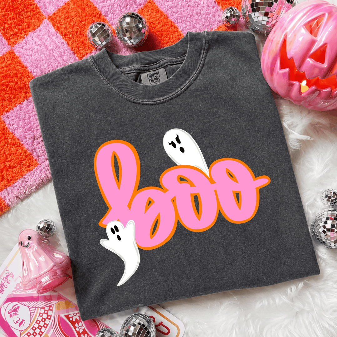 DEAL OF THE DAY - Pink & Orange Boo Pepper Tee - FINAL SALE - Graphic Tee - The Red Rival