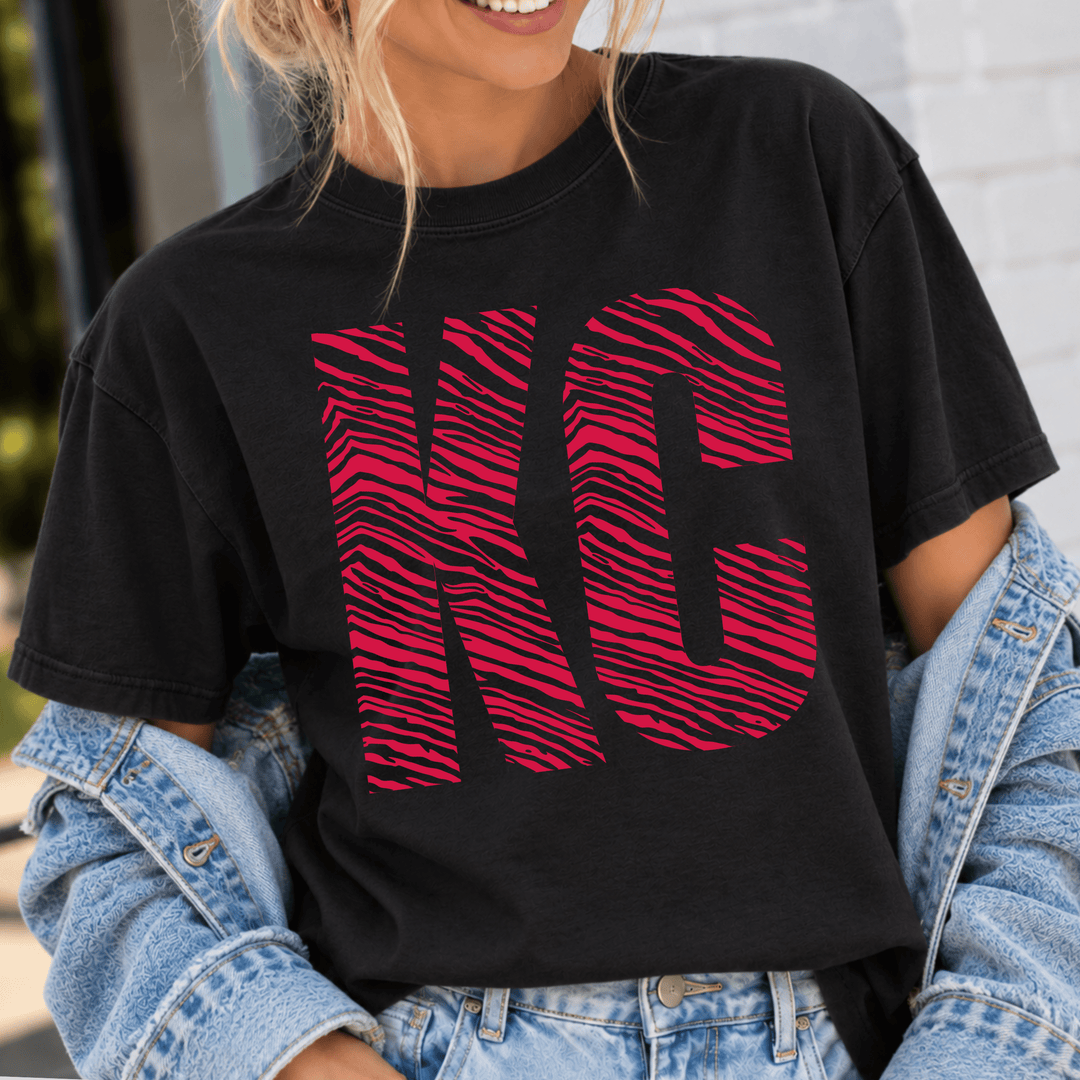DEAL OF THE DAY - Red Zebra KC Black Tee or Sweatshirt (FINAL SALE) - Tees - The Red Rival