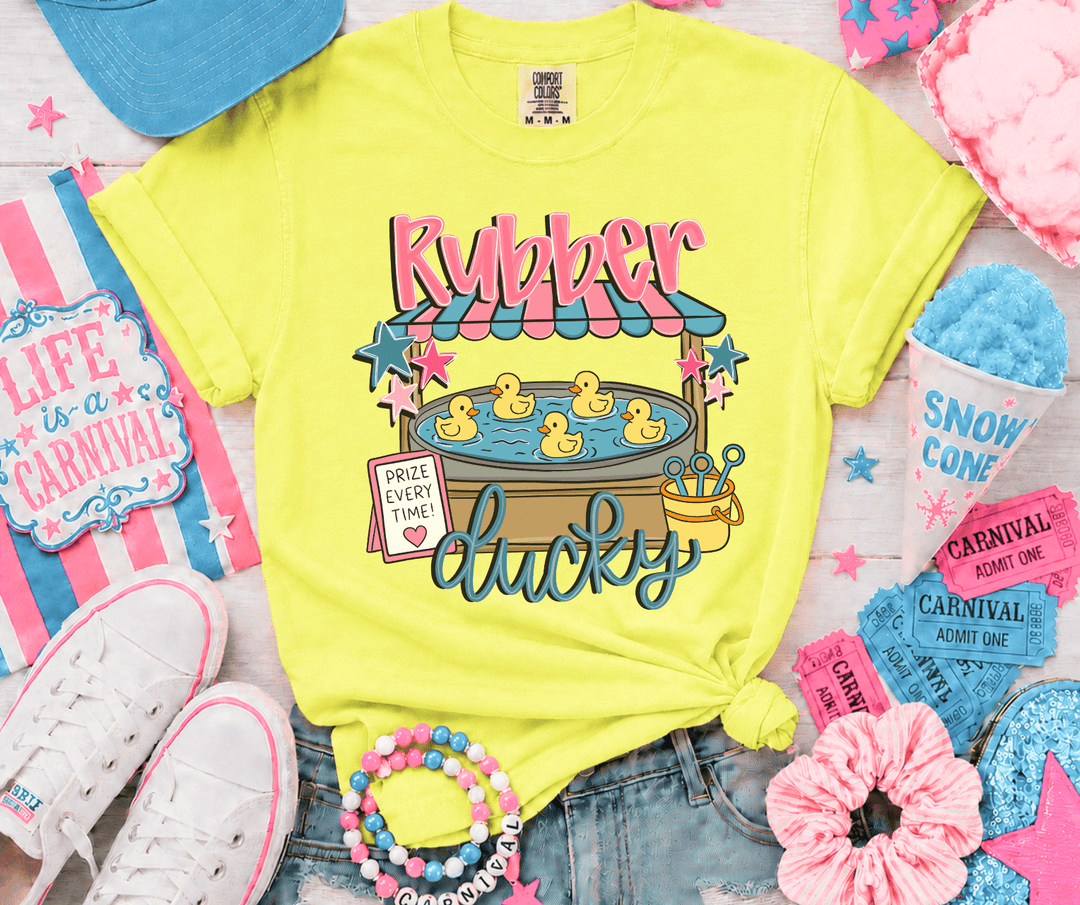 DEAL OF THE DAY - Rubber Ducky Neon Yellow Tee (FINAL SALE) - Tees - The Red Rival
