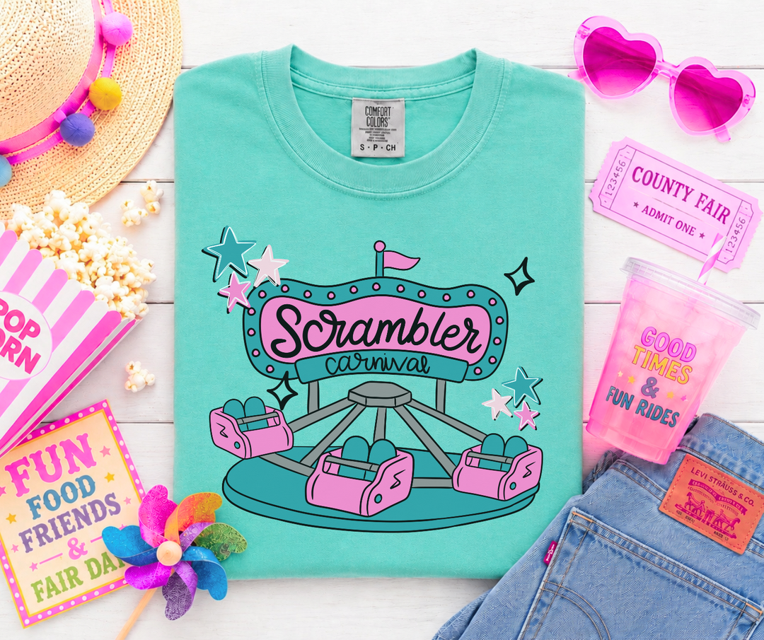 DEAL OF THE DAY - Scrambler Ride Mint Tee (FINAL SALE) - Graphic Tee - The Red Rival
