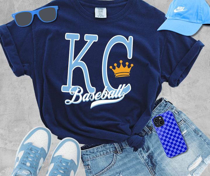 DEAL OF THE DAY - Simple KC Baseball - Pick Your Tee Color (FINAL SALE) - Tees - The Red Rival
