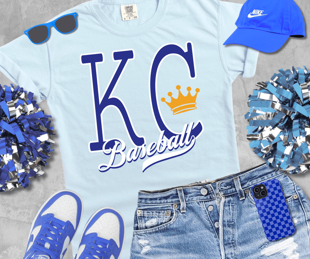 DEAL OF THE DAY - Simple KC Baseball - Pick Your Tee Color (FINAL SALE) - Tees - The Red Rival
