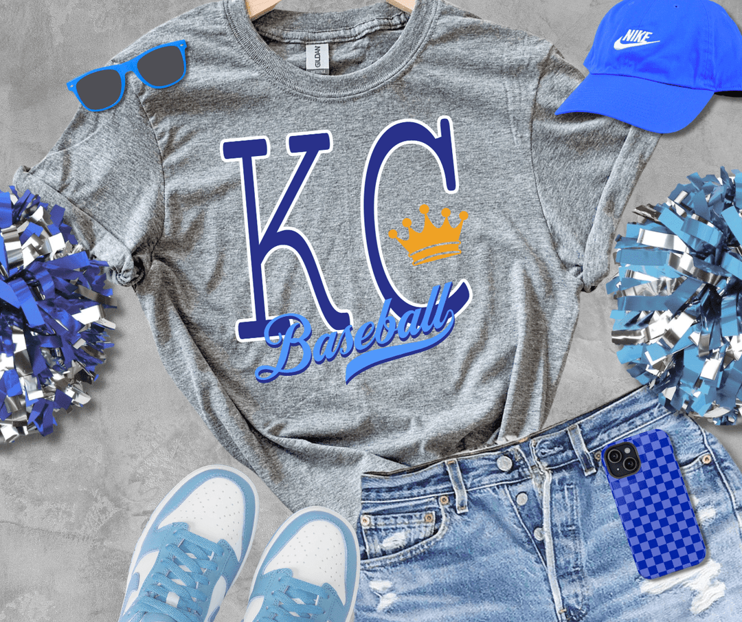 DEAL OF THE DAY - Simple KC Baseball - Pick Your Tee Color (FINAL SALE) - Tees - The Red Rival