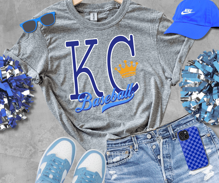 DEAL OF THE DAY - Simple KC Baseball - Pick Your Tee Color (FINAL SALE) - Tees - The Red Rival