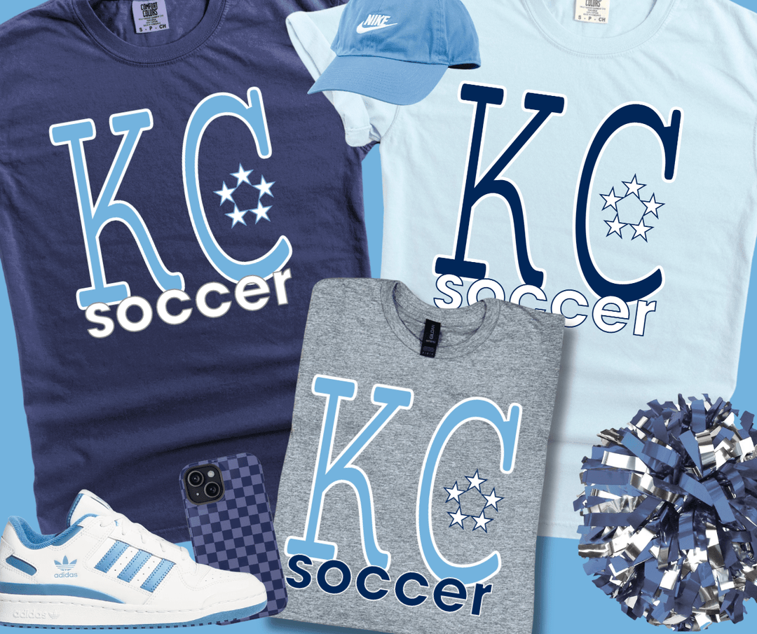 DEAL OF THE DAY - Simple KC Men's Soccer - Pick Your Tee Color (FINAL SALE) - Tees - The Red Rival