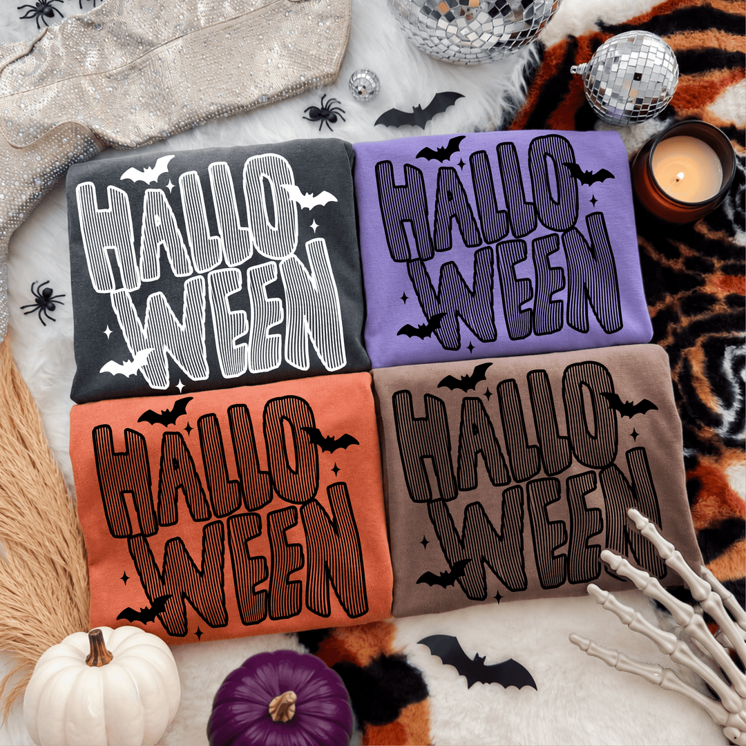DEAL OF THE DAY - Simple Striped Halloween (Pick Your Tee Color) - (FINAL SALE) - Wholesale - The Red Rival