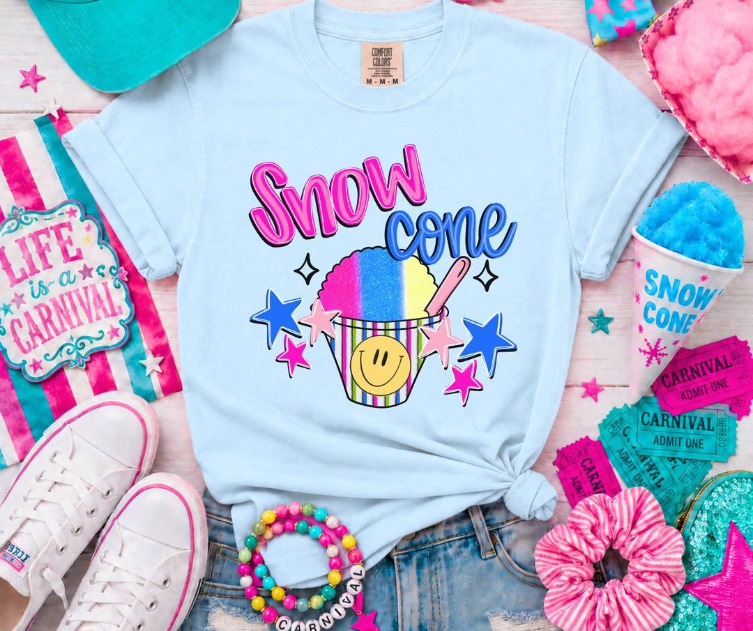 DEAL OF THE DAY - Snow Cone Light Blue Tee (FINAL SALE) - Tees - The Red Rival