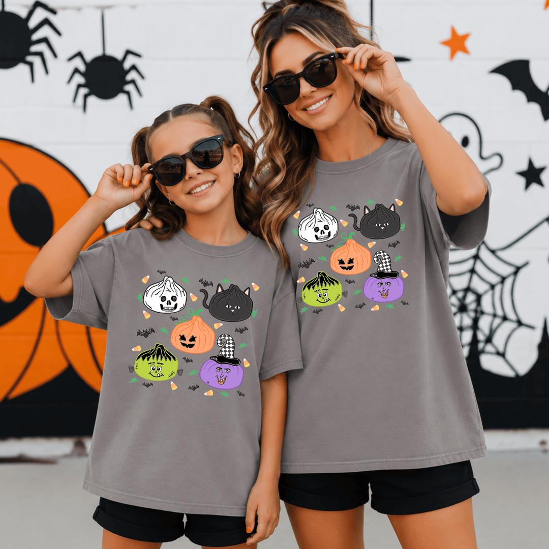 DEAL OF THE DAY - Spooky Dumplings Grey Tee (FINAL SALE) - Tees - The Red Rival