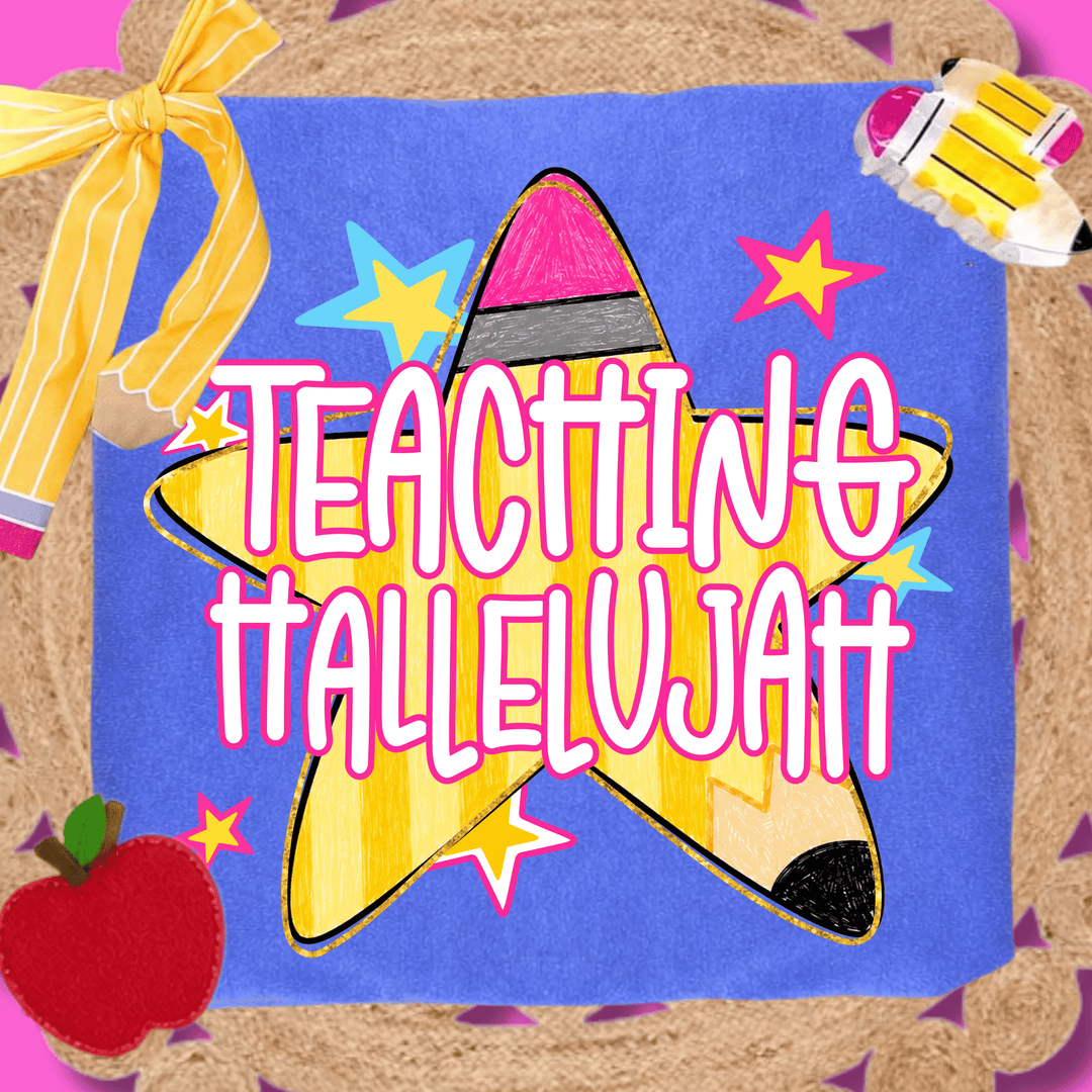 DEAL OF THE DAY - Star Teaching Hallelujah Blue Tee (FINAL SALE) - Tees - The Red Rival