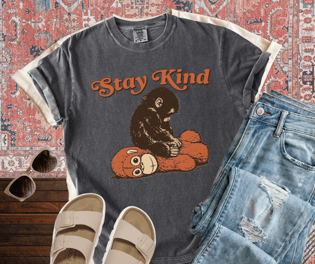 DEAL OF THE DAY - STAY KIND, Punch The Monkey - Pick Your Tee Color (FINAL SALE) - Tees - The Red Rival