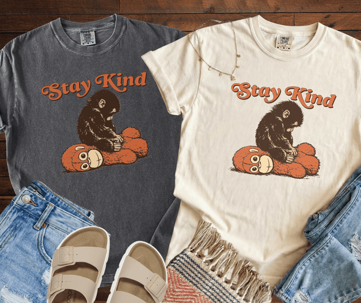 DEAL OF THE DAY - STAY KIND, Punch The Monkey - Pick Your Tee Color (FINAL SALE) - Tees - The Red Rival