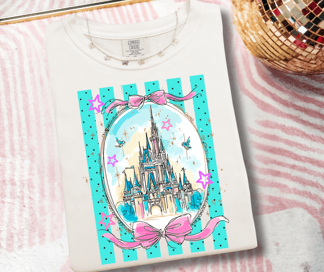 DEAL OF THE DAY - Stripped Castle Natural Tee (FINAL SALE) - Tees - The Red Rival