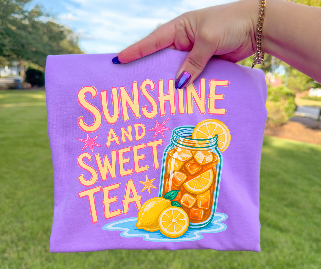 DEAL OF THE DAY - Sunshine and Sweet Tea Purple Tee (FINAL SALE) - Tees - The Red Rival