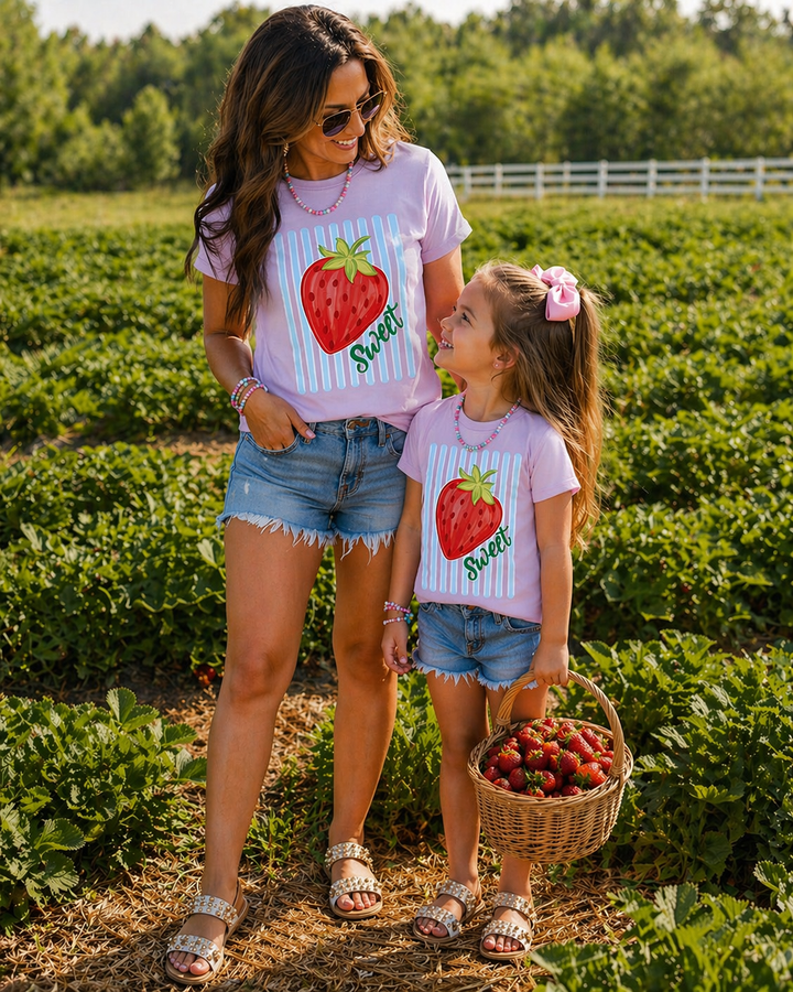 DEAL OF THE DAY - Sweet Strawberry Orchid Tee (FINAL SALE) - Graphic Tee - The Red Rival