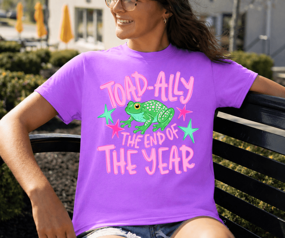 DEAL OF THE DAY - Toad - Ally the End of the Year Purple Tee (FINAL SALE) - Graphic Tee - The Red Rival