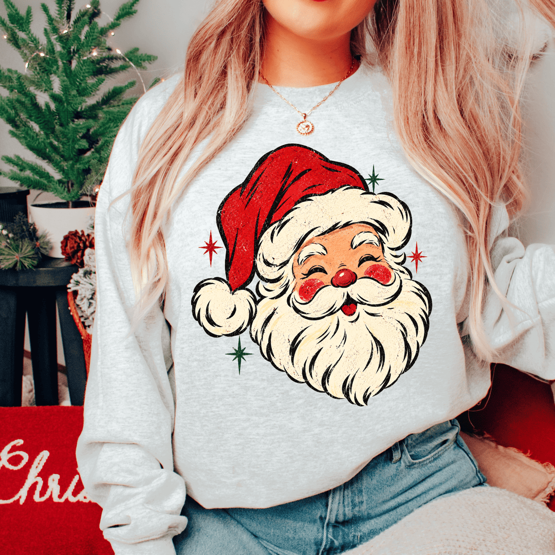 DEAL OF THE DAY - Vintage Jolly Santa Ash Tee or Sweatshirt (FINAL SALE) - Tees - The Red Rival