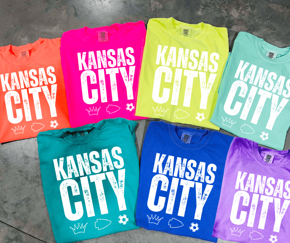 DEAL OF THE DAY - White Kansas City Sports Icons (Pick your tee color) FINAL SALE - Graphic Tee - The Red Rival