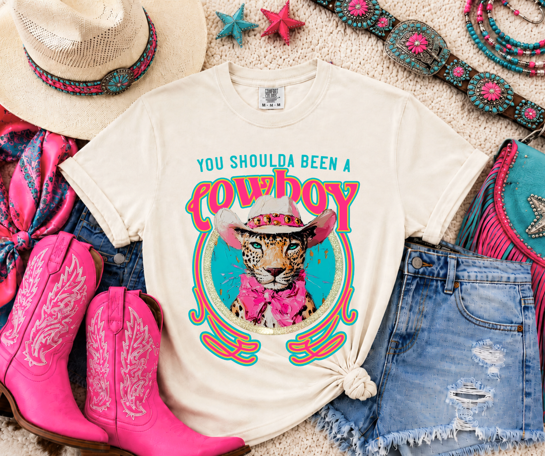 DEAL OF THE DAY - You Shoulda Been a Cowboy Ivory Tee (FINAL SALE) - Tees - The Red Rival