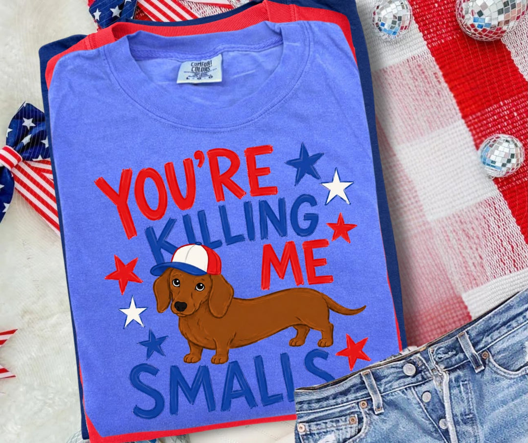 DEAL OF THE DAY - You're Killing Me Smalls Blue Tee (FINAL SALE) - Tees - The Red Rival