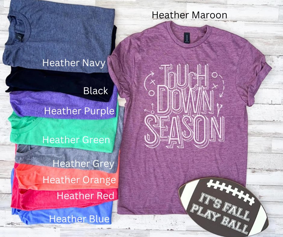 *DOTD* Touchdown Season (Pick Your Tee Color) - Graphic Tee - The Red Rival