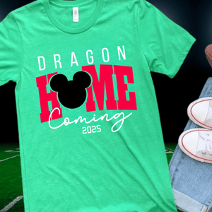 Dragons Homecoming Green Tee or Sweatshirt - Wholesale - The Red Rival