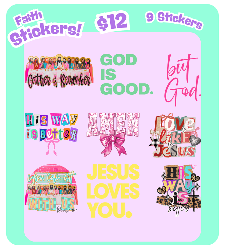Faith Sticker Set - Stickers - The Red Rival