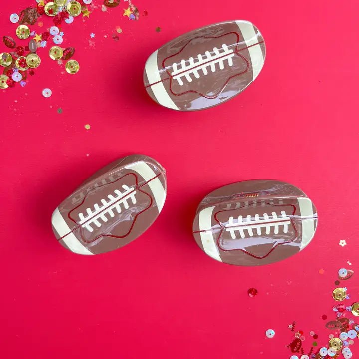 Football Claw Clip - Apparel & Accessories - The Red Rival