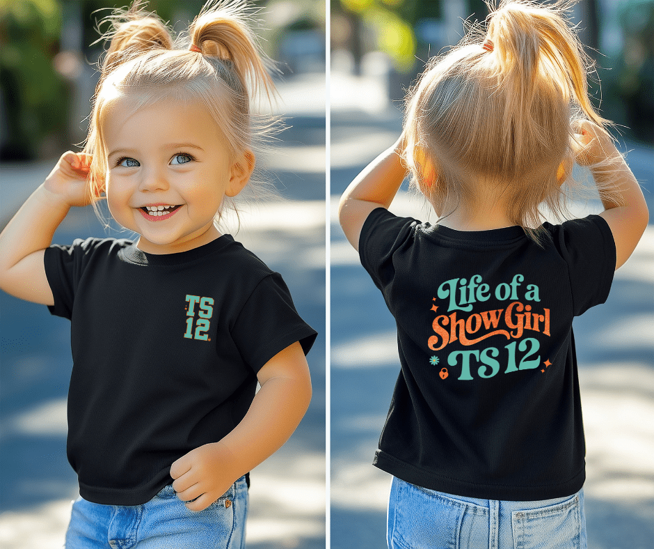 Front/Back TS12 Life of a Showgirl (Pick Your Color & Style) - Wholesale - The Red Rival