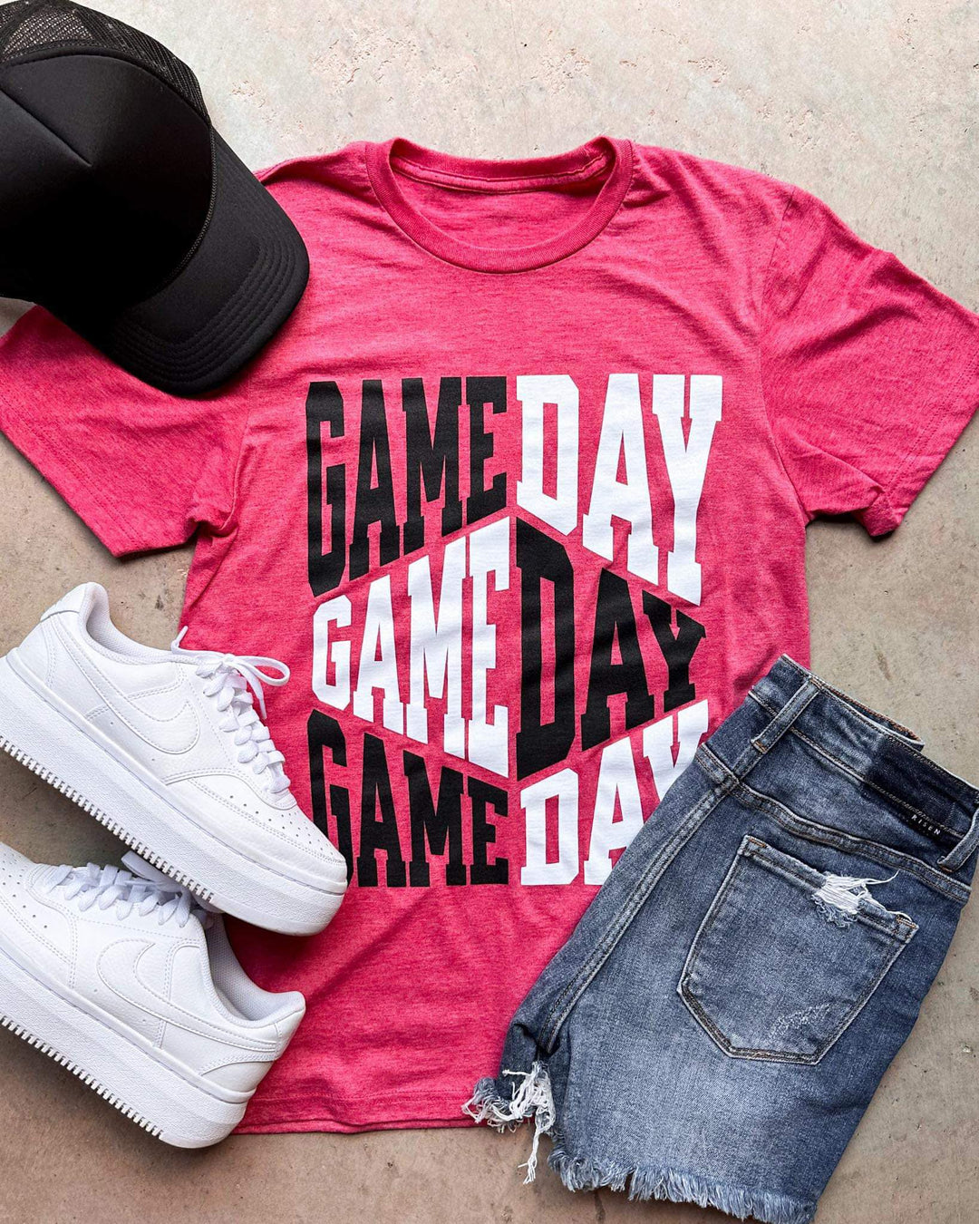 Game Day Repeat Red Tee - Tees - The Red Rival