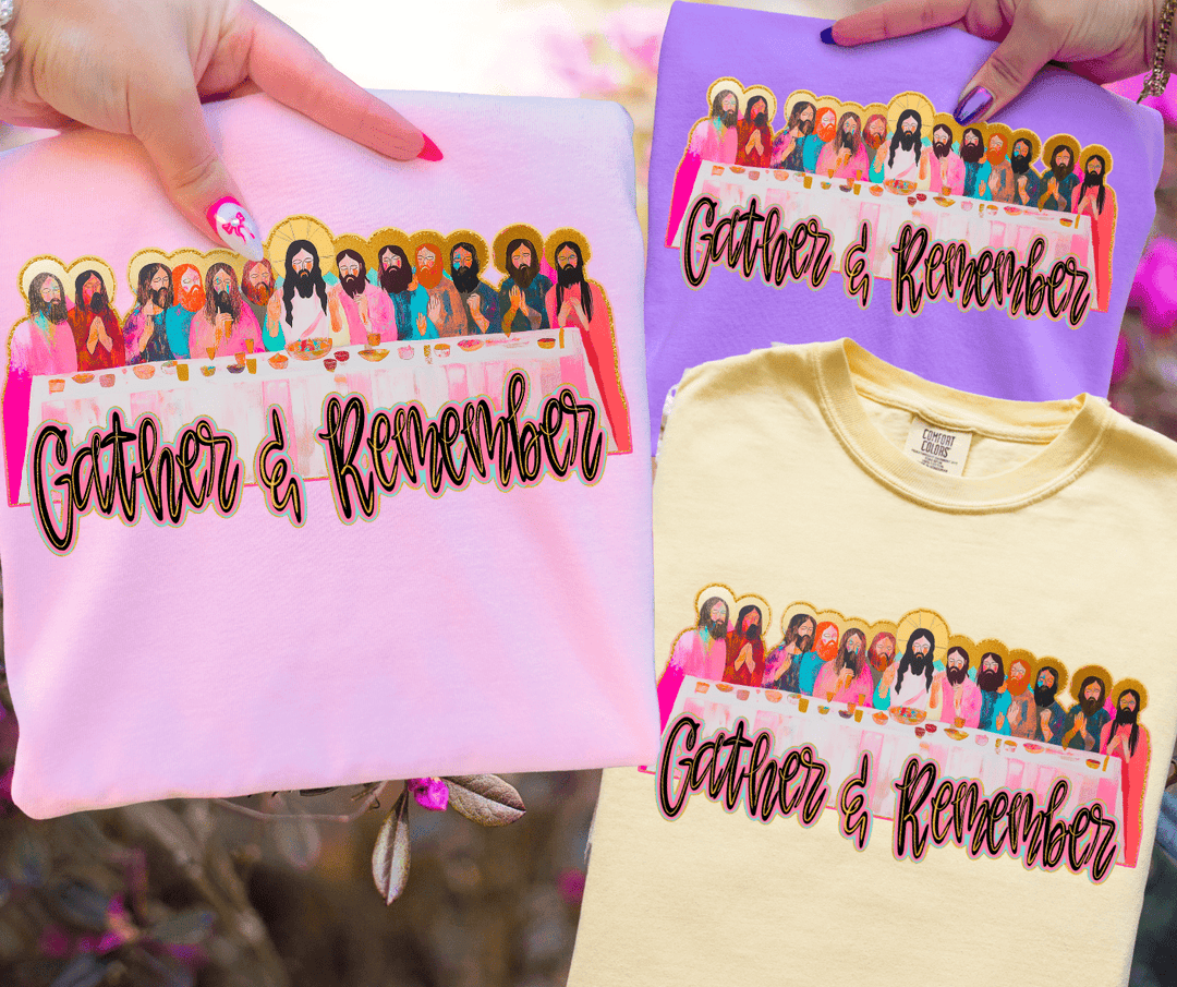Gather & Remember (Choose Your Tee Color) - Tees - The Red Rival