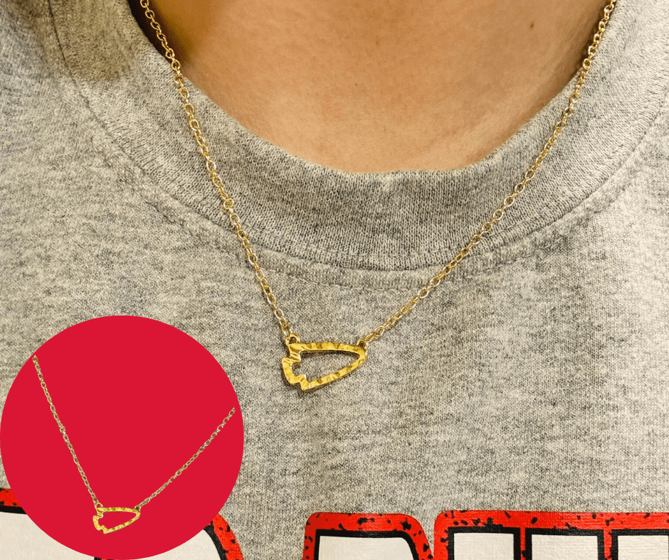 Gold Arrowhead Necklace - Apparel & Accessories - The Red Rival