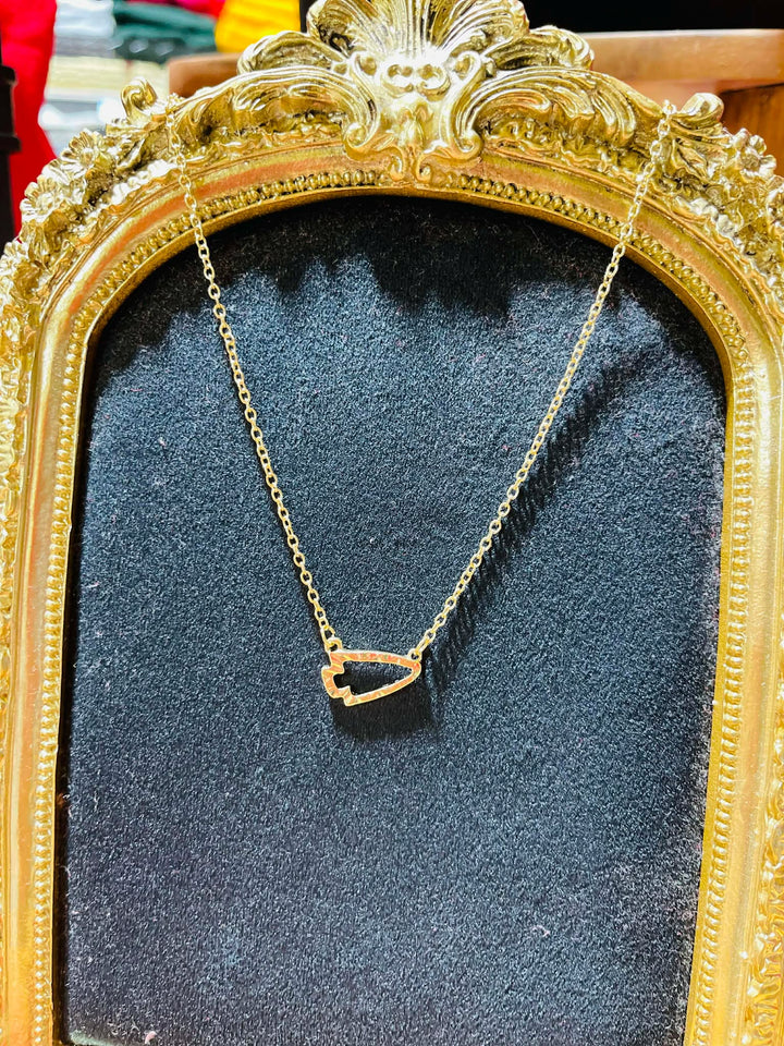 Gold Arrowhead Necklace - Apparel & Accessories - The Red Rival
