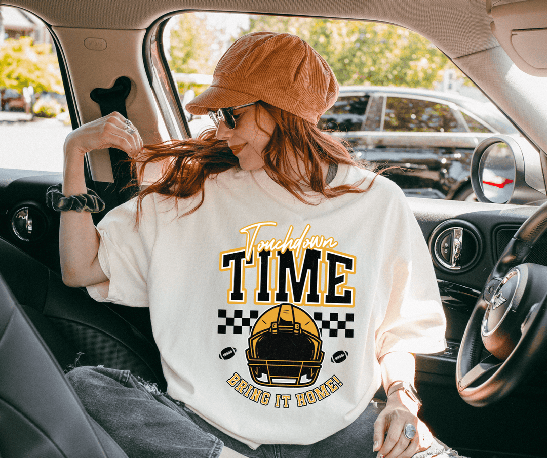 Gold & Black Touchdown Time, Bring it Home! Tee or Sweatshirt - Wholesale - The Red Rival