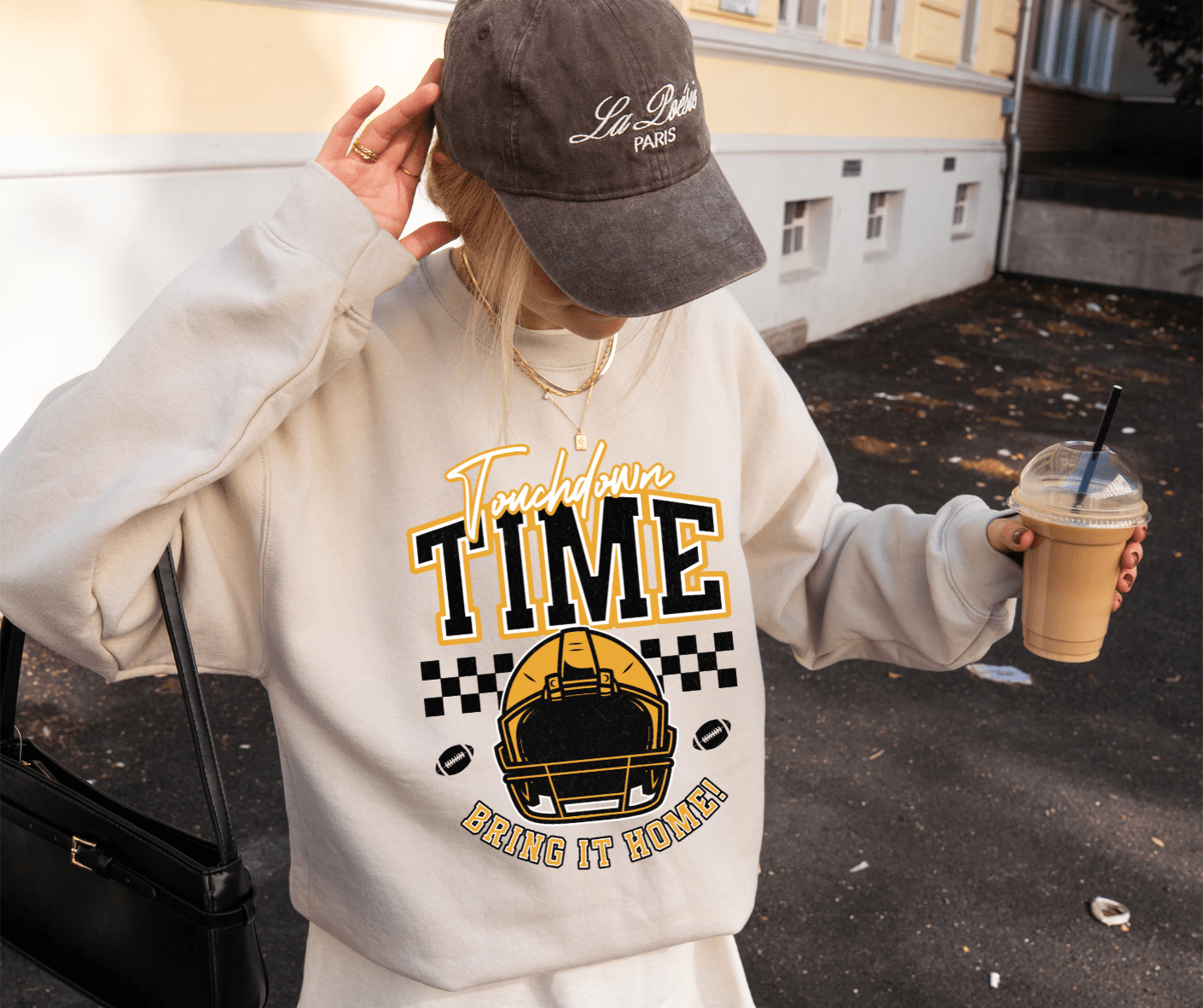 Gold & Black Touchdown Time, Bring it Home! Tee or Sweatshirt - Wholesale - The Red Rival