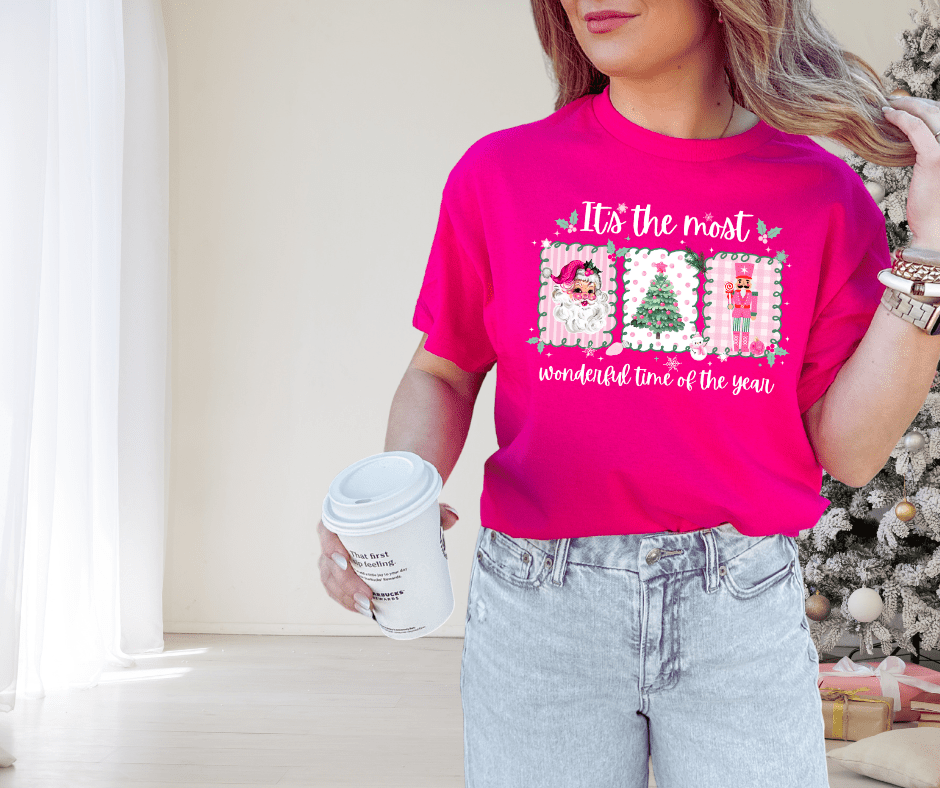 Green Doodle It's the Most Wonderful Time of the Year Tee or Sweatshirt - Graphic Tee - The Red Rival