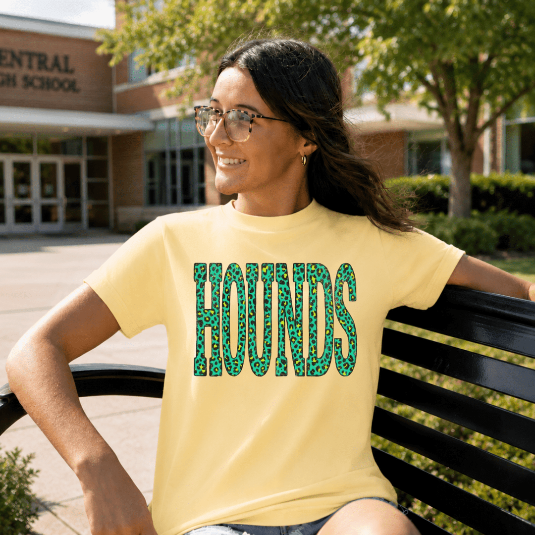Green Leopard Hounds Butter Tee - Tees - The Red Rival