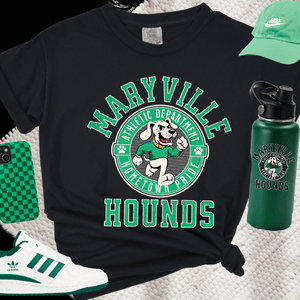 Green Maryville Hounds Athletic Department (Pick Your Tee Color) - Wholesale - The Red Rival